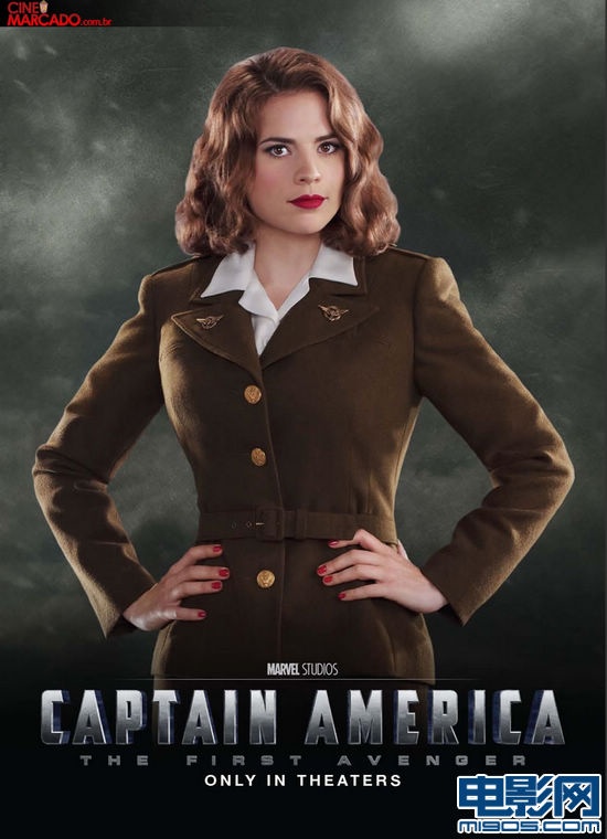 《美国队长》放角色海报 女主角现身红骷髅惊