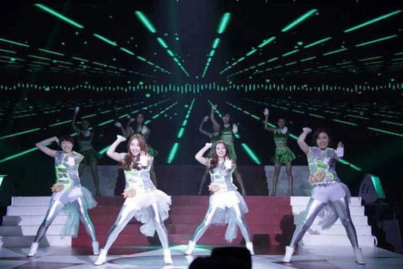 韩女子组合GPB展现独特魅力 夺星光大道周冠