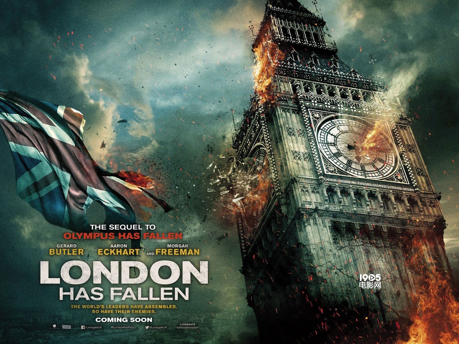 《伦敦陷落》发布新海报 地标性建筑物再次被