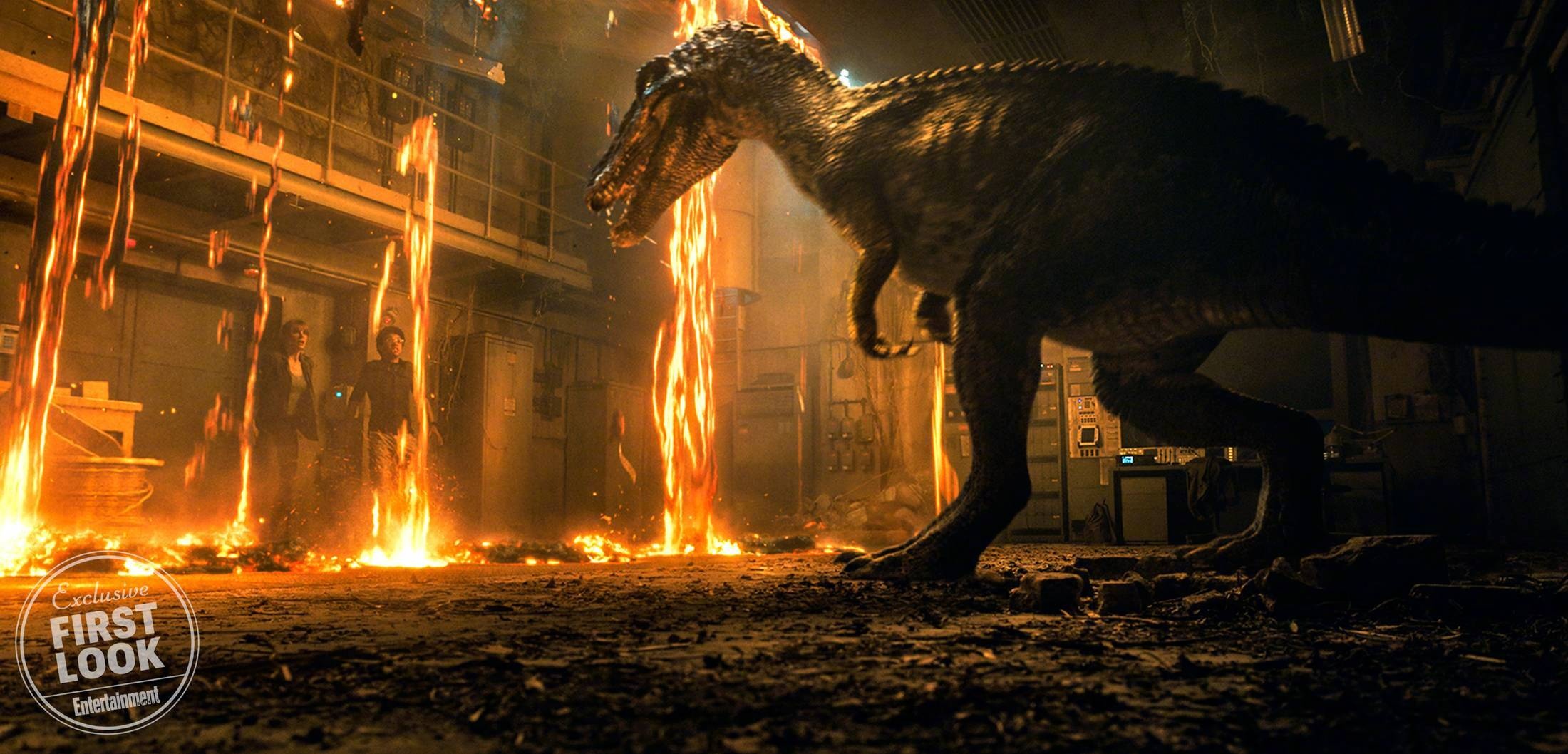 《侏罗纪世界2》曝幕后特辑 巨型恐龙鳞次栉比