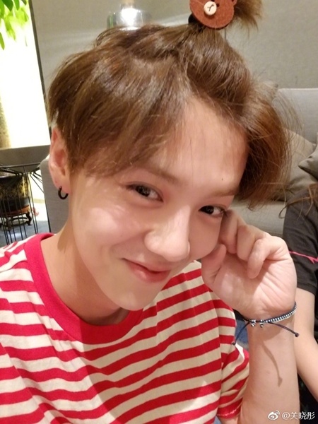 关晓彤零点为鹿晗庆生 送甜蜜祝福:哎呀嘛 生日