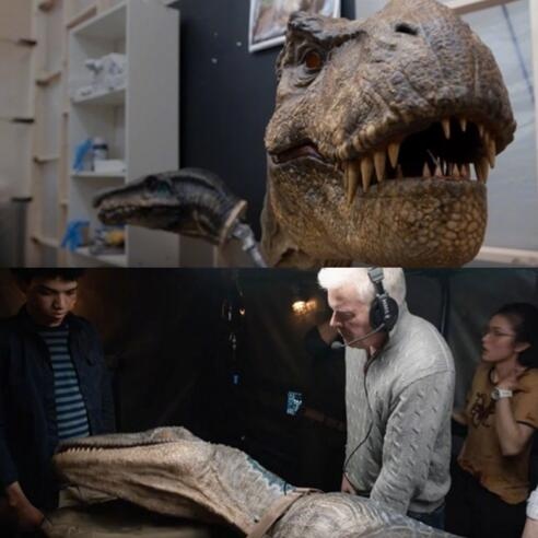 《侏罗纪世界2》采用逼真机械模型 恐龙银幕复活
