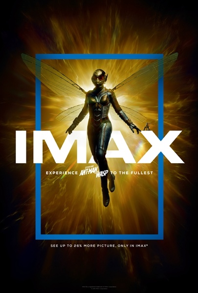《蚁人2》曝光IMAX品牌海报 7月6日登陆海外影院