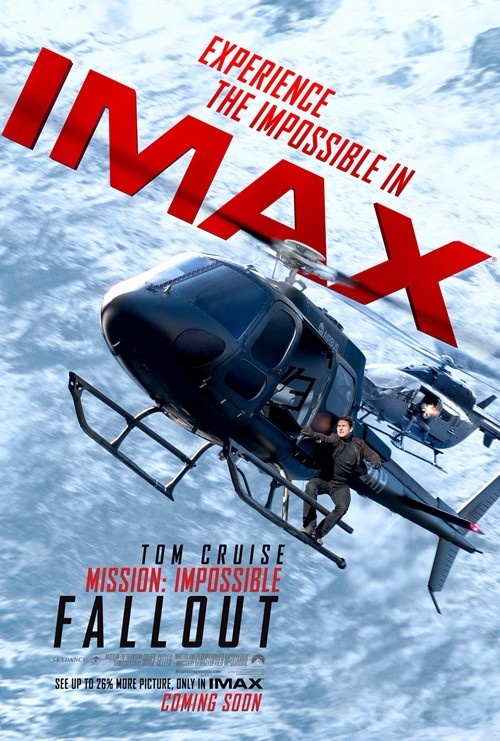 《碟中谍6》IMAX专属海报曝光 7.27登陆海外影院(图1)