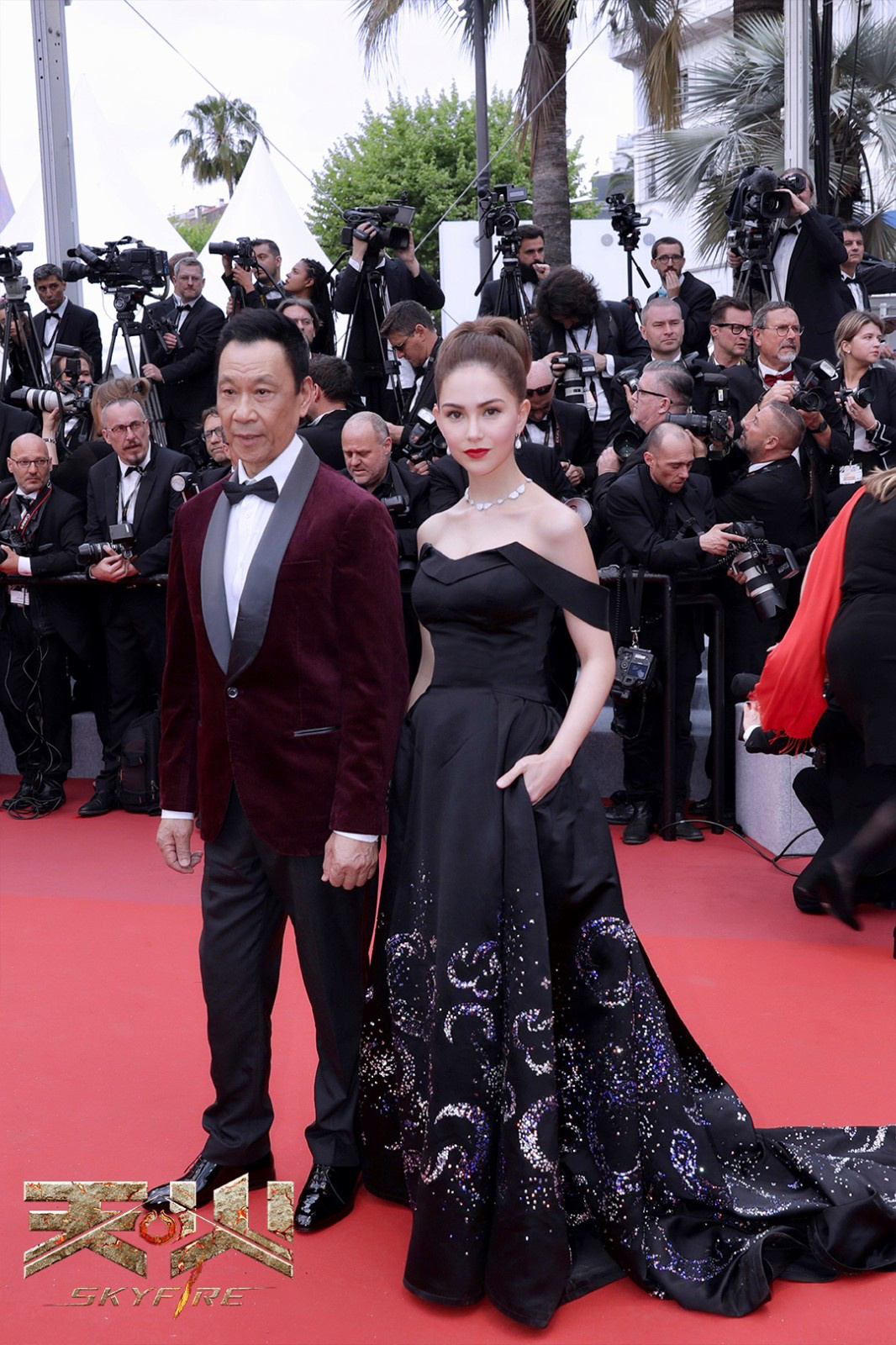 王学圻昆凌亮相戛纳 中国巨制《天火》惊艳世人