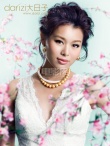 視后胡杏兒拍時尚大片 驚艷造型演繹瑰麗新娘