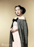小S登雜志拍時尚大肚照 紅唇美艷顯女王范兒
