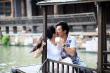 《愛(ài)@桐鄉(xiāng)》水上婚禮 李東恒、劉庭羽船頭熱吻
