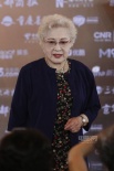 知名老艺术家秦怡亲临现场 白发苍苍和蔼可亲