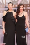 黄婉曼、马诗慧深V露背亮相红毯 大秀豪乳美腿