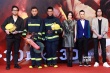 《逃出生天3D》首映 刘青云古天乐变身消防拍档