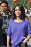 《红高粱》开机周迅未见怀孕 绯闻缠身无精打采