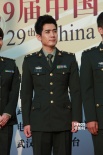 八一電影制片廠廠長黃宏亮相 一襲軍裝英姿颯爽