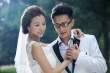 《前任攻略》片场花絮照 韩庚姚星彤办浪漫婚礼