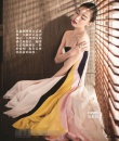 倪妮登時(shí)尚雜志封面 妝容精致演繹柔美女人味