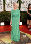戏骨海伦·米伦绿色水钻礼服亮相 优雅气质迷人