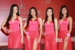 国际中华小姐佳丽着红裙斗艳 港姐陈凯琳助阵