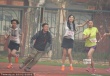 杨幂身穿短裙拍《小时代3》 不顾身孕又跑又跳