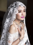 秦嵐登時尚雜志封面 浪漫婚紗大片顯極致純美