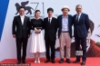 韓國電影《自由之丘》首映禮 文素麗白裙優(yōu)雅