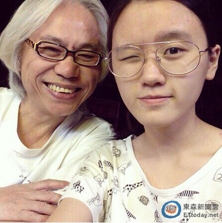 "爷孙恋"女主角林靖恩和大40岁李坤城