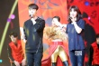 柳岩穿红裙彩排央视网络春晚 搭档张艺兴TFboys