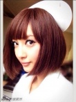 九頭身名模菜菜緒著護士制服拍寫真 秀性感美腿