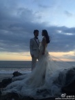“安小主”陶昕然晒海边婚纱照 许诺此生不离婚