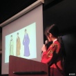 徐娇晒穿汉服美国学校演讲照 推广中国传统服饰