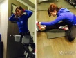 45歲李嘉欣家中練瑜伽 下腰劈腿身體超級(jí)柔韌