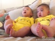 范玮琪儿子变“小黄人” 兄弟俩抬脚“大比武”