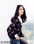 姚晨登时尚杂志封面 秀酥肩玉颈修长美腿抢镜