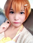 徐娇戴美瞳COS成短发男孩晒照 网友：雌雄难辨