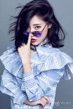 鄧家佳雜志時尚大片曝光 秀長美腿顯活力十足