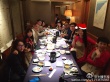李湘一家圣诞聚餐 王诗龄头顶鹿角与张一白合照
