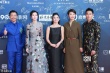 《寒战2》剧组亮相 杨采妮黑裙优雅文咏珊花裙斗艳