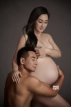 愛的懷抱！趙文卓夫婦拍攝“大尺度”孕照寫真