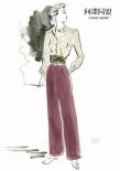 《间谍同盟》曝服装设计稿 谍战风复古华美范儿