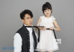 吳尊和女兒最新寫真 Neinei白裙甜美可愛公主范足