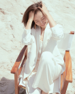 灑脫的可人兒 江一燕海邊白西裝寫(xiě)真盡顯陽(yáng)光氣質(zhì)