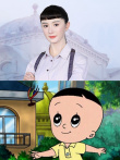 楊冪現(xiàn)身上海為蠟像揭幕 被侃撞臉“大頭兒子”