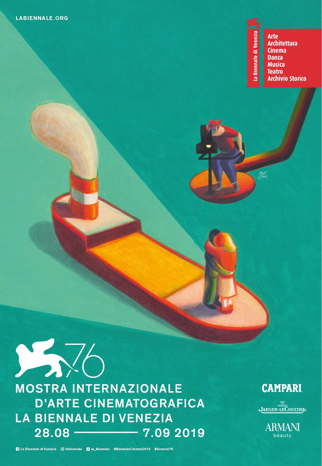 第79届威尼斯电影节主视觉海报公布:希望的象征
