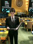 王源联合国活动中文发言 教育为孩子们提供明灯