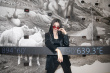 徐藝洋出席時(shí)尚活動(dòng) 挑染發(fā)色all black造型超A