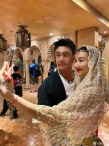 朱孝天与妻子甜蜜出游身材清瘦 曾自曝患基因疾病