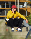 番茄炒蛋茶！甜茶出街買咖啡 私服穿搭陽光帥氣