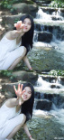 鞠婧祎最新夏日寫真曝光 白色吊帶清純可愛如初戀