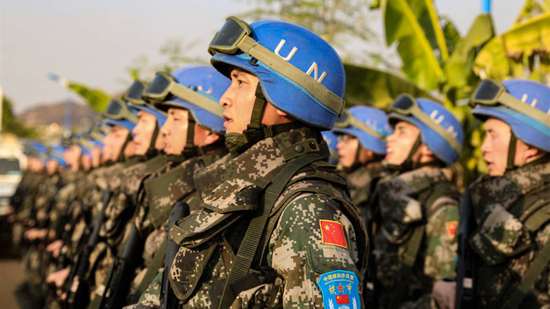 中国赴南苏丹维和部队图片