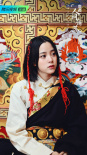 欧阳娜娜人生第一次当伴娘！穿藏族服饰别有风情