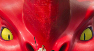 动画电影《海兽猎人》发布海报 红色怪兽怒目圆睁